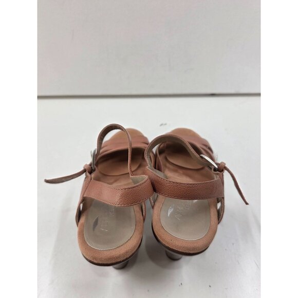Aerosoles Cone Heeled  Sandel Adjustable Buckle Women's  Carmel Size 9.5 Comfort - Picture 5 of 9